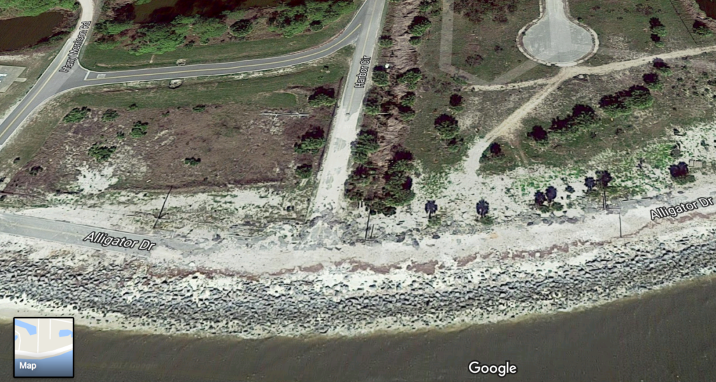 Buying a beach house: Closing the Deal. Alligator Drive Washed Out